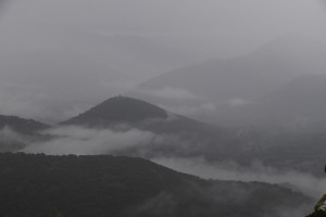 Rains in the central hills of the Peloponnese