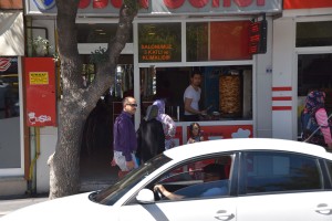 Döner Kebab stall in Aksaray