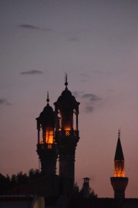 Aziziye Madrassa in the evening light