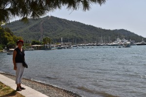 Göcek - the yacht port from far away 