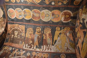Byzantine church fresco from the 9th to the 13th century
