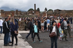 Every year millions of People are visiting Pompeij